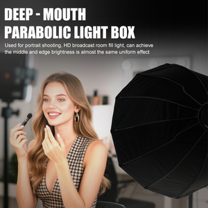 New Arrival cầm tay gấp Bowens gắn kết 90cm nhiếp ảnh sống <span class=keywords><strong>flash</strong></span> ánh sáng bên ngoài Parabol Softbox với lưới - Product Image 2