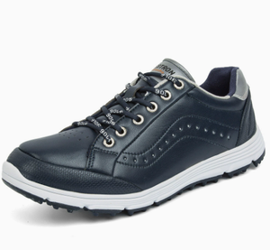 Zapatos de Golf Blancos con Tacos, con Cordones, Suela de Goma Antideslizante, Calzado Ligero para Caminar, Logotipo Personalizado, Unisex - Product Image 5