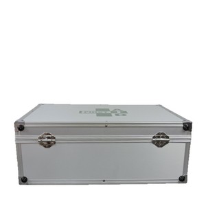 Portable Aluminum Alloy Medical <b>Storage</b> <b>Box</b> <b>Grey</b> With Dividers For First Aid And Tool Organization Foshan Made - Product Image 4