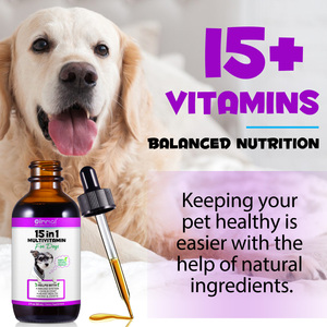 Oimmal Senior Hondensupplementen 15-in-1 Hondenvitamines Multivitamine Druppels voor Huid, Vacht, Hartgezondheid, Botten en Gewrichtsondersteuning - Product Image 4