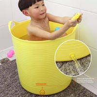 Baignoire et panier à linge extra large en plastique épaissi pour bébés et enfants