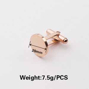 Set Personalizzato di <span class=keywords><strong>Gemelli</strong></span> Circolari a Specchio <span class=keywords><strong>in</strong></span> <span class=keywords><strong>Acciaio</strong></span> Inox e Titanio per Uomo Regalo Aziendale Materiale Grezzo per Incisione Laser - Product Image 3