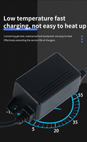 Cargador de Batería de Iones de Litio de 50W NULIKE, Personalizado de Fábrica, con Voltaje y Corriente Ajustables, Carcasa Impermeable para Uso en Exteriores, IP67