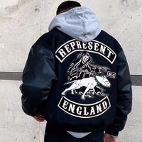 Polaire Baseball College Vestes Hiver Américain High Street Vintage En Cuir Manches Chenille Brodé Hip Hop Automne