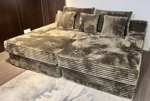 Divano Angolare a <span class=keywords><strong>L</strong></span> in Spugna Compressa GEDO <span class=keywords><strong>2026</strong></span> - Set Divani per Soggiorno e Arredamento Casa - Product Image 3