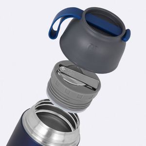 24 OZ Stainless Steel Insulated Food Jar with Folding Spoon, Leakproof Vacuum Food Container for Soup - Product Image 5