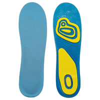 Semelles de sport orthopédiques en gel TPE pour hommes Semelles épaissies de soutien de la voûte plantaire et d'absorption des chocs pour la fasciite plantaire