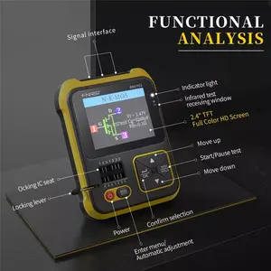 FNIRSI Handheld Digital Oszilloskop LCR Meter zwei in einem DSO-TC2 tragbare elektronische DIY-Erkennung Lehre