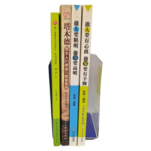 Separador de almacenamiento de escritorio transparente de acrílico para organización de libros de oficina, material plástico de 20 cm x 20 cm - Product Image 1