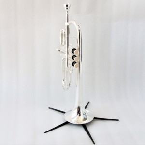 Tromba Eb/D di Alta Qualità, Strumento Placcato Argento, Tromba Professionale Prodotta in Cina - Product Image 4