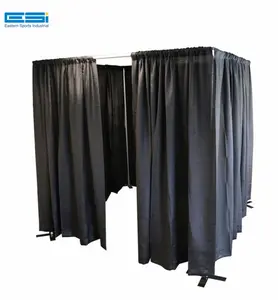 ESI Pipe and Drape Dressing Room cheap pipe and drape kits curved pipe and drape systems backdrop kit for wedding