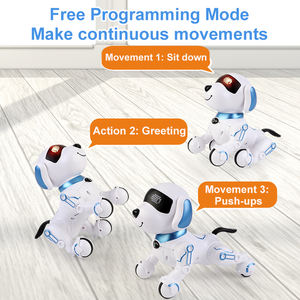 MILI RC Dog, robot chien intelligent à commande à distance, avec infrarouge, STEM, fonction de chant, programmation, intelligence artificielle, marche intelligente, danse - Product Image 5