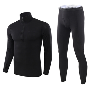 HBU815 Sous-vêtements thermiques sportifs en polaire à carreaux, nouvelle conception, vente en gros, pour hommes, tactiques, hiver - Product Image 4