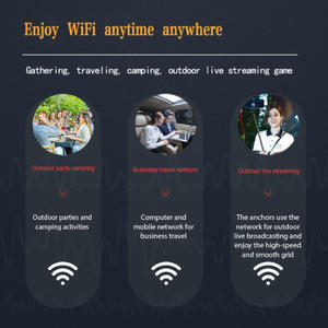 Nouveau routeur Wifi portable 150 Mbps Batterie 10000 mAh 4G LTE Hotspot Wifi Routeur de voyage Routeur portable pour téléphone <span class=keywords><strong>Ordinateur</strong></span> Jeux - Product Image 5