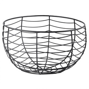 Panier en métal métallique Support de panier à fruits de cuisine Support de panier à fruits en fil d'acier inoxydable Décoration moderne au prix de gros - Product Image 1