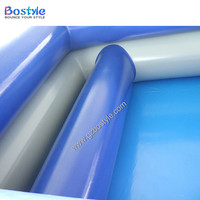 Piscine gonflable géante en PVC de grande taille pour famille, natation d'eau avec siège, nouvelle collection 2020