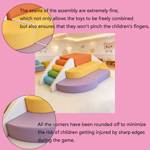 Échelle d'escalade en bois <span class=keywords><strong>pour</strong></span> bébé avec coussin souple - <span class=keywords><strong>Jouet</strong></span> d'entraînement sensoriel - Toboggan d'escalade multifonctionnel <span class=keywords><strong>pour</strong></span> enfants - Product Image 3