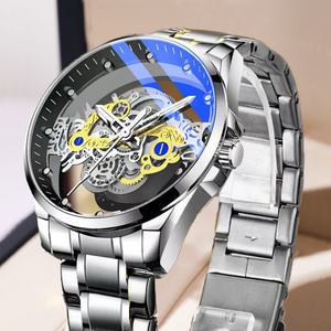 Reloj de Pulsera de Cuarzo Luminoso a Prueba de Agua para Hombre, Totalmente Automático, Transparente y Hueco, Nuevo, OEM ODM - Product Image 2