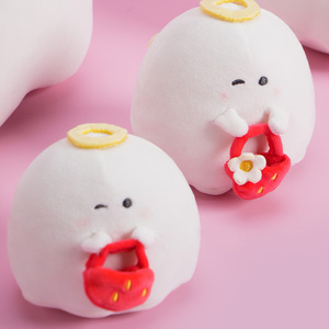 Peluche Angelo <span class=keywords><strong>e</strong></span> Demone della Famiglia Youyou con Imbottitura in Cotone PP, Simpatico Giocattolo Imbottito, Cuscino Compagno per Ragazze dai 7 ai 14 Anni, Regalo - Product Image 4