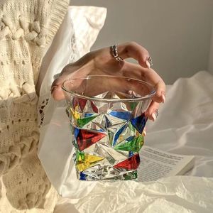 Taza de Cerveza de Vidrio de Sodio y Calcio Ecológica y Colorida con Diseño de Color Sólido para Bebidas Frías y Uso Doméstico en Verano - Product Image 4