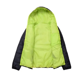 Chaqueta de Plumón Casual para Hombre I-0078, Resistente al Viento, con Cierre Grueso, Logotipo Personalizado, Cuello Alto, Abrigo de Invierno - Product Image 6