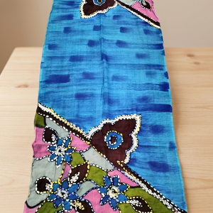 Luxury Linen Floral <b>Shawl</b>/Scarf Comfortable Breathable Elegant Bold Digital Print Lightweight Anti-Bacterial Long Summer Adult - Product Image 3