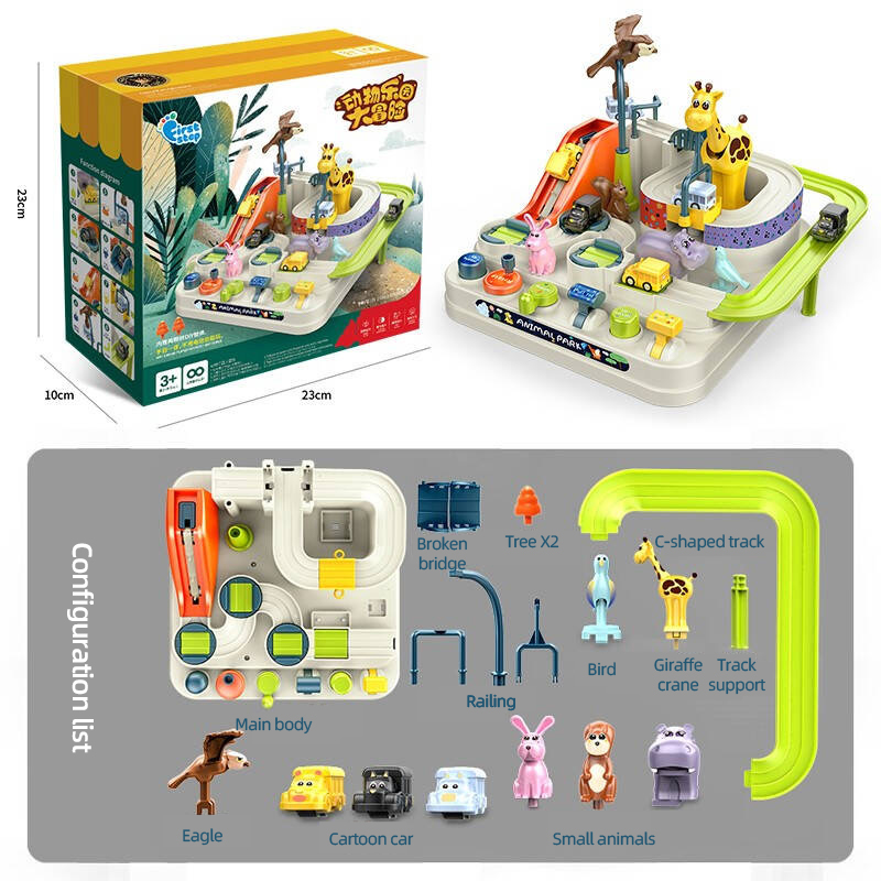 688-8-Animal Crossing - 3 auto - Scatola colorata + Scatola in cartone Kraft