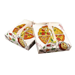 주문 로고 백색 피자 포장 상자 피자 대량 수송용 포장 상자 12 인치 무료 샘플