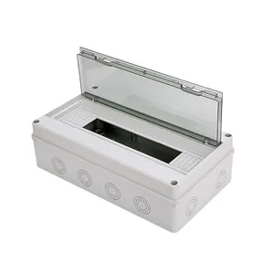 Outdoor Waterproof Box Plastic Box IP65 HT-18 Way Switch Panel Mount Distribution Panel MCB Electrical Photovoltaic Junction Box