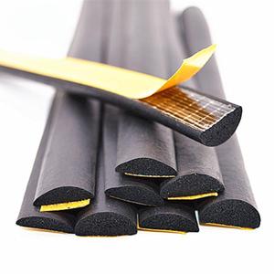 ยางสีดำ EPDM ปะเก็นหน้าต่างประตูมีกาวในตัวแถบซีลฟองน้ำกันกระแทกกันเสียงกันการชนกันขนาดตัดใช้ได้ - Product Image 2
