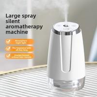Diffuseur d'aromathérapie intelligent alimenté par USB Pulvérisateur de parfum automatique sans fil Petite veilleuse Machine d'arôme pour hôtels Toilettes