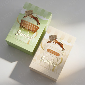 ขวดน้ำหอม ABOLAND Sundae ขนาด 100 มล. โอ เดอ ปาร์ฟูม กล่องของขวัญแข็งแรงพิมพ์ลาย UV บรรจุภัณฑ์เครื่องสำอางระดับไฮเอนด์ - Product Image 3