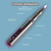 Lime à ongles professionnelle rechargeable en aluminium 35000 tr/min, kit de manucure électrique portable USB sans fil avec embouts de polissage pour salon