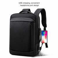 Nueva Mochila de Viaje para Portátil, Personalizable con Logotipo, de Lujo, Resistente, de Poliéster Oxford, con Puerto USB, Impermeable, Unisex