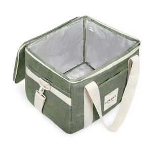 Manufacturer Custom Logo Outdoor Large Portable Collapsible Golf Picnic Beach Camping Soft Terry Towelling Insulated Cooler Bag - Product Image 5