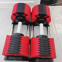 Équipement de musculation à domicile, haltères réglables avec incréments de 2 kg, 20 kg, 32 kg, 36 kg, 50 lb, 80 lb, poids libres