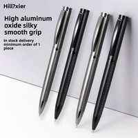 Stylo bille métallique rotatif avec logo laser, finition mate effet écaille de poisson, idéal pour cadeau publicitaire d'entreprise