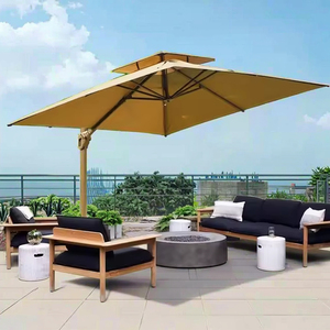 Sombrillas de exterior de diseño moderno con bases impermeables Parasol para patio y playa para escenarios de muebles de exterior - Product Image 3