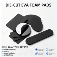 Bandes adhésives en mousse EVA découpées, double face, à forte adhérence, antichoc, pour le montage d'électronique et de matériel