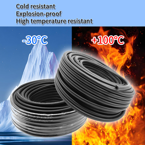 Tuyau en caoutchouc de livraison d'huile d'ingénierie flexible noir de haute qualité, tuyau de carburant d'essence résistant à l'huile - Product Image 3