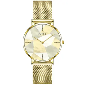 Minimalist Design Second Hands montre de lux femme with OEM Accepted