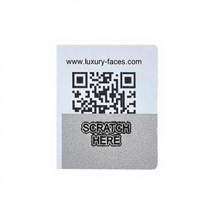 Etiquetas Tejidas Personalizadas de Lujo para Ropa de Mascotas con Código QR Plegable y Código de Barras Holográfico para Ropa Personalizada para Industrias Químicas - Product Image 1