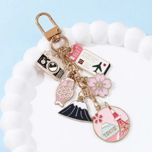 พวงกุญแจโลหะผสมสังกะสีรูปสถานที่สำคัญ สถานที่ท่องเที่ยว สถานที่สำคัญต่าง<span class=keywords><strong>ประเทศ</strong></span> ดีไซน์สร้างสรรค์ 1 ชิ้น - Product Image 4