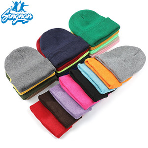 Mùa Đông Thời Trang Ấm Áp Bán Buôn Chất Lượng Cao Tùy Chỉnh Thêu Logo Dệt Kim Mũ Giá Rẻ Unisex Thể Thao Beanies - Product Image 5