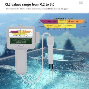 Testeur de <span class=keywords><strong>PH</strong></span> <span class=keywords><strong>mètre</strong></span> portable 2 en 1 Moniteur d'analyse de la qualité de l'eau Analyseur de qualité de l'eau portable avec sonde <span class=keywords><strong>pour</strong></span> <span class=keywords><strong>spa</strong></span> de piscine - Product Image 5