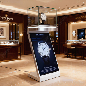 Écran LED dynamique autoportant en aluminium P1.53 P1.86 480x960mm avec contrôle par application, vitrine LED en forme de Z avec écran LED - Product Image 6