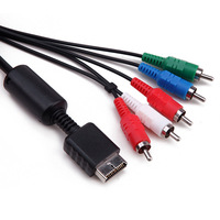 Pour Playstation 2 3 câble composant 1.8m 6FT HDTV AV câble Audio vidéo cordon pour PS2 PS3