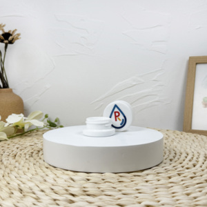 Frasco de Vidrio Transparente de 2oz/3oz para Envasado, Frasco Redondo Personalizado para Flores, Botella de Vidrio CR con Tapas a Prueba de Niños - Product Image 1