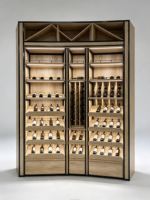 Armoire à vin sur pied haute capacité pour système d'étagères de supermarché
