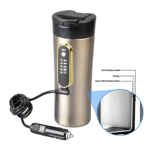 HangZhou TONNY Car Mug Stainless 12V Electric Heating Cooling Cup,car Electric Mug,travel